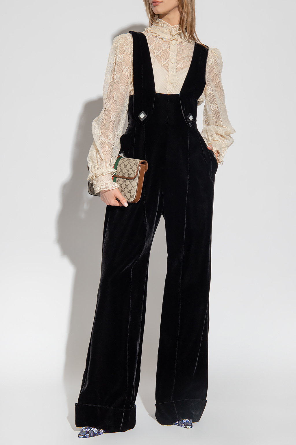 Gucci fashion jumpsuit black